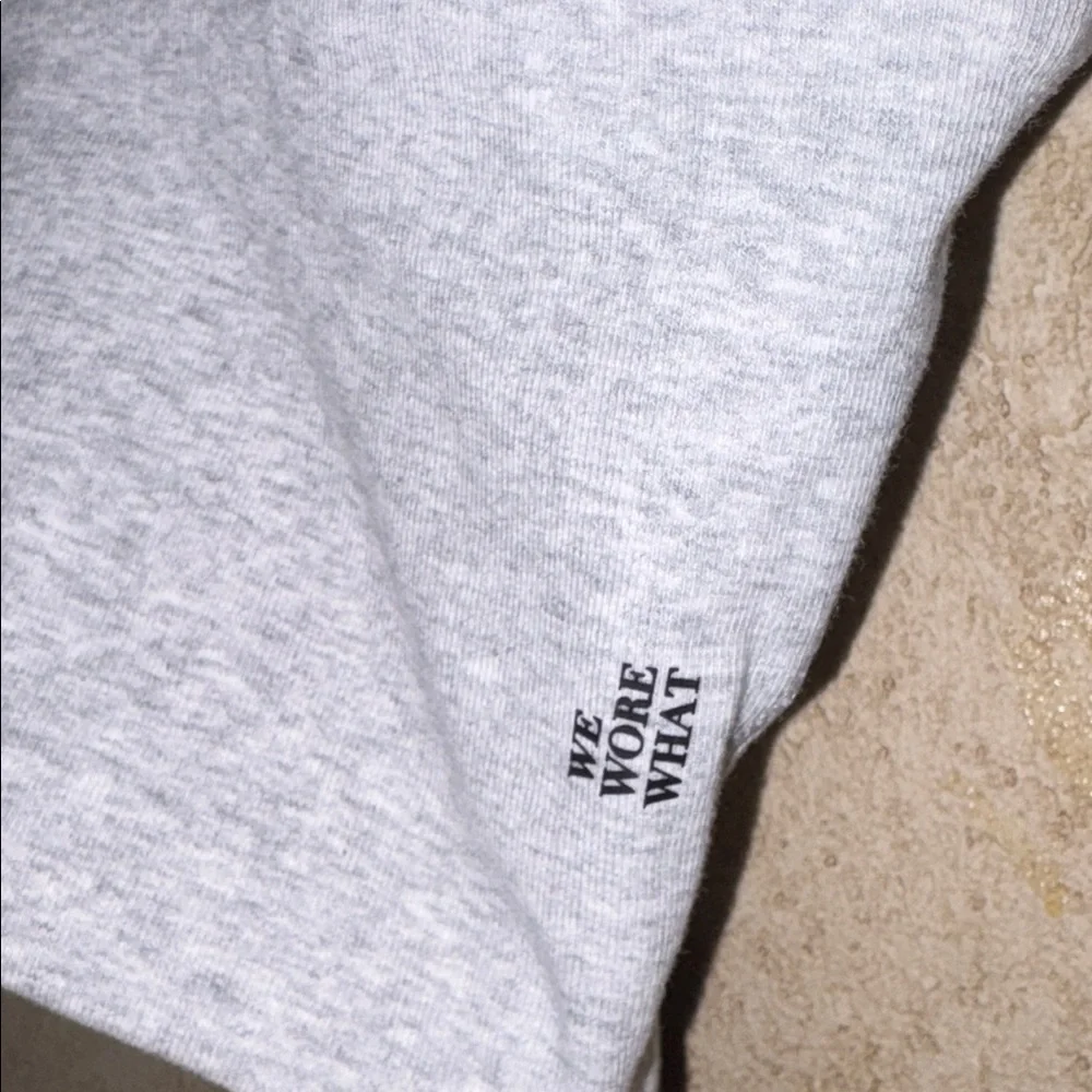 WEWOREWHAT BANDEAU BRA TOP Heather Grey